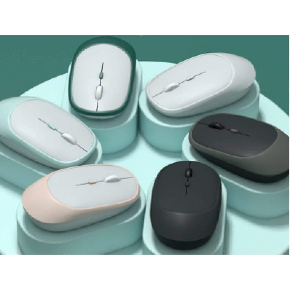 Wireless Bluetooth splicing mouse suitable for iPad, Huawei portable charging, silent cartoon business gaming mouse