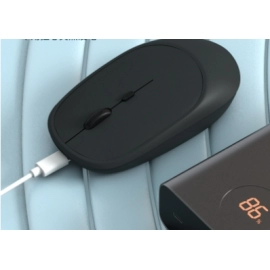 Wireless Bluetooth splicing mouse suitable for iPad, Huawei portable charging, silent cartoon business gaming mouse