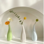 Ceramic vase transformed from kiln, simple and fashionable home decoration vase, living room dining table and countertop vase, small flower vase