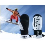 New stock ski gloves with built-in wrist protection EVA shock-absorbing single board, warm and waterproof wrist protection ski gloves