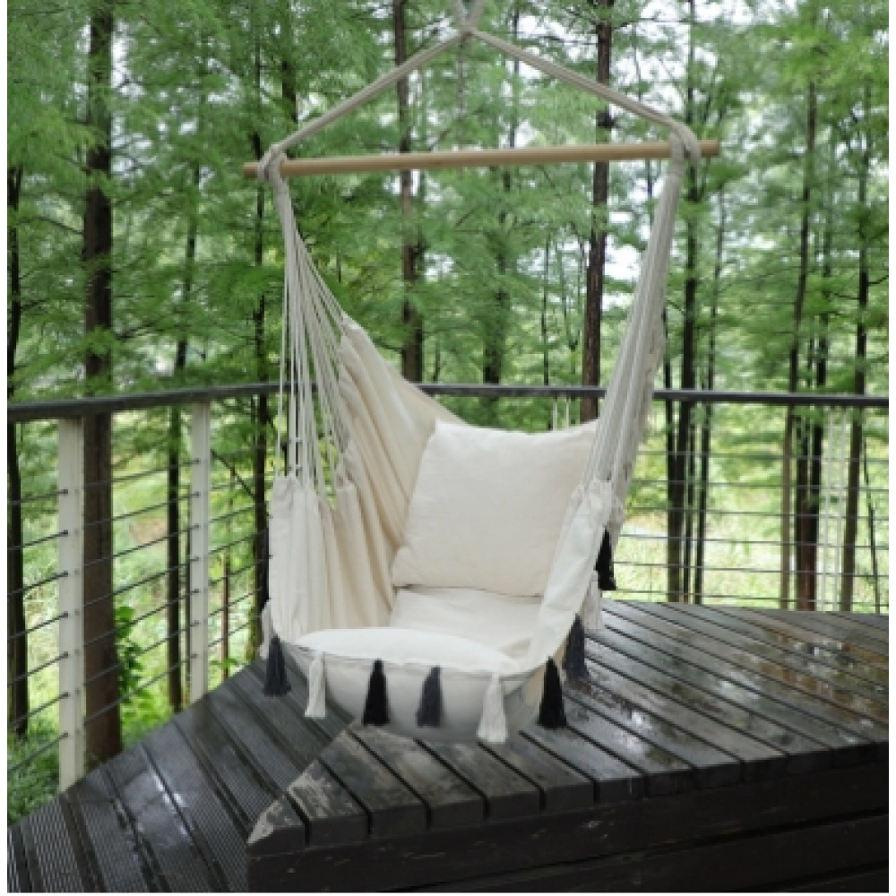 Outdoor camping swing chair, portable hammock, folding hanging chair, indoor swing hanging basket chair, minimalist hanging chair